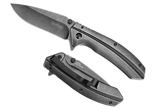 Складной полуавтоматический нож Kershaw Filter K1306BW, сталь 4Cr14, рукоять нержавеющая сталь 1