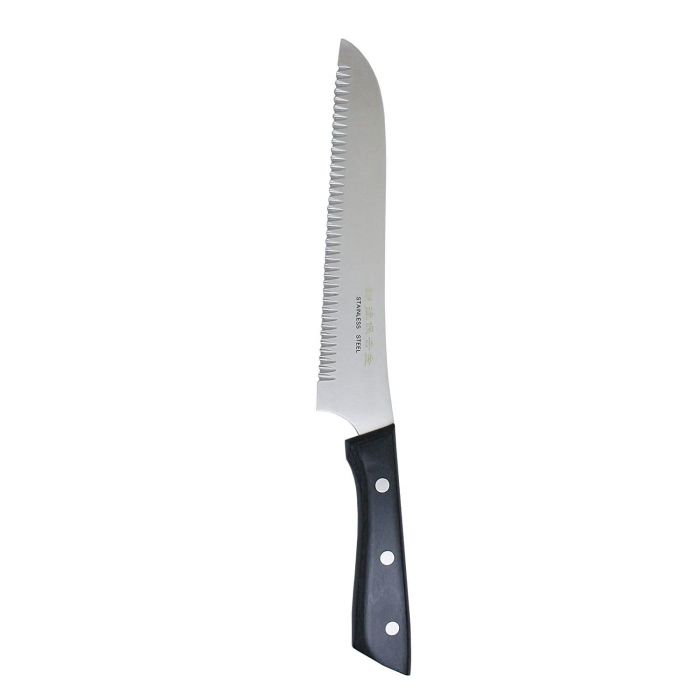 Нож кухонный для замороженных продуктов Kanetsune, сталь 420J2 Stainless Steel, рукоять древесный пластик